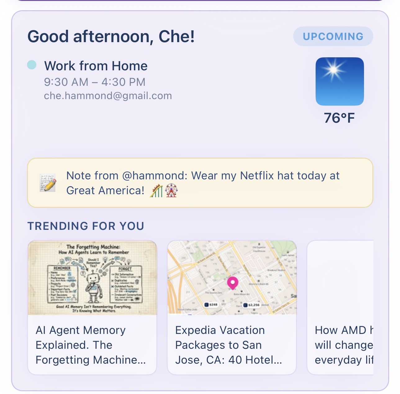 Household Note