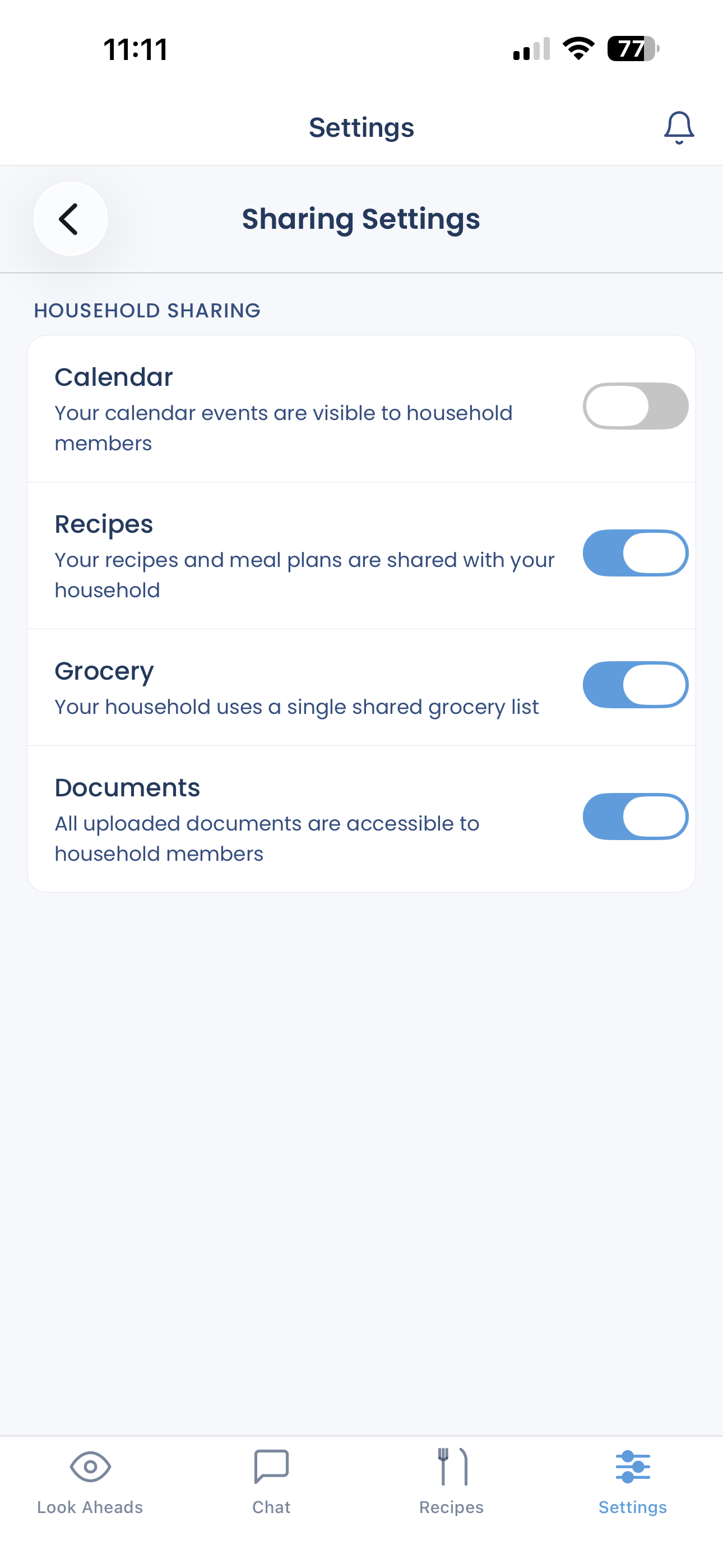 Household Sharing