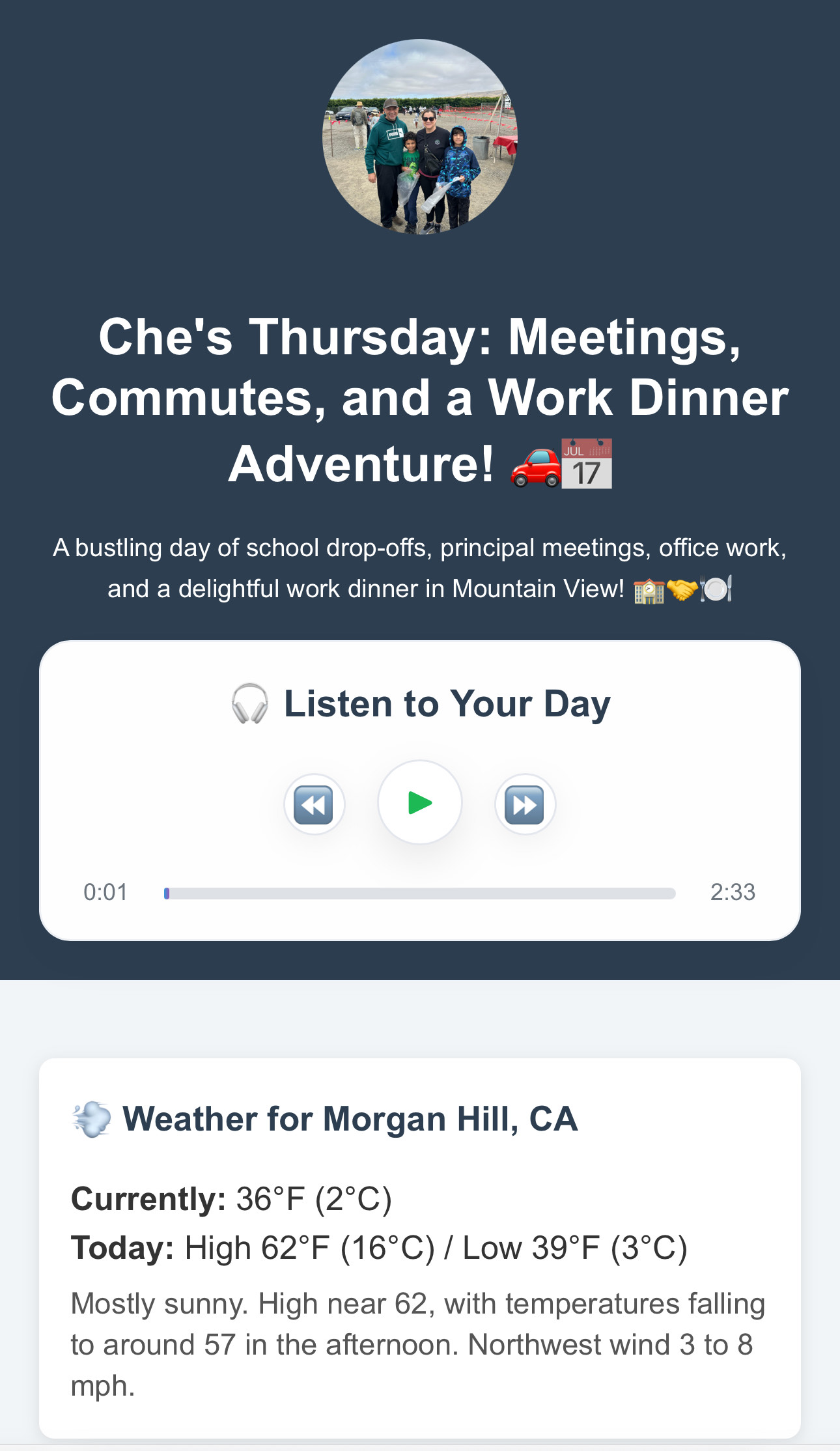 Listen to your Daily Briefing.