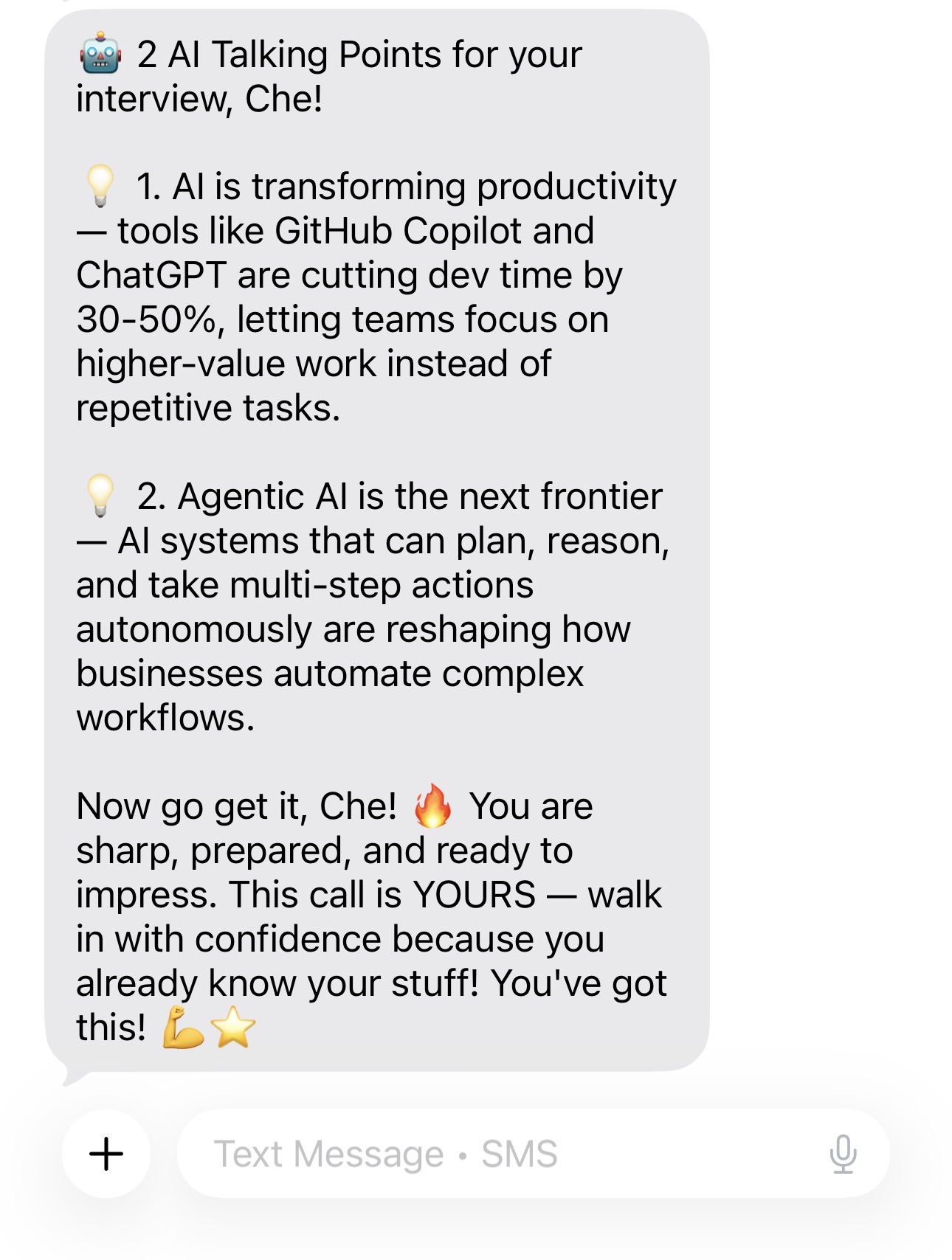 Interview Reminder