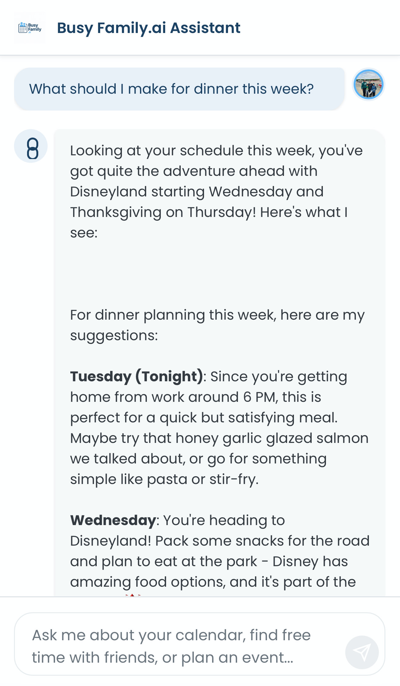 What should I make for dinner this week?